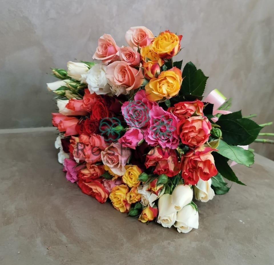 Букет цветов из: Розы в Сергиевском Ставропольского края