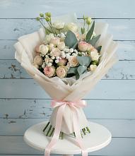 Букет цветов из:  Розы и Лизиантусы #REPLACE_PRED# Сергиевском Ставропольского края