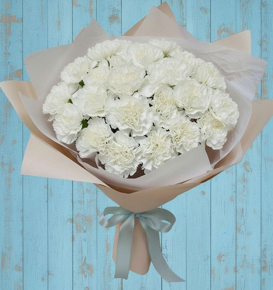 Букет цветов из: Гвоздики в Сергиевском Ставропольского края