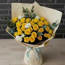 Букет цветов из:  Розы в Сергиевском Ставропольского края