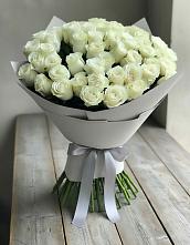 Букет 35 Белых роз в Сергиевском Ставропольского края