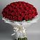 Букет 101 Красная роза Блэк Мэджик в Сергиевском Ставропольского края