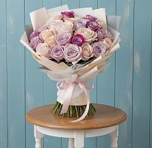 Букет цветов из:  Розы #REPLACE_PRED# Сергиевском Ставропольского края