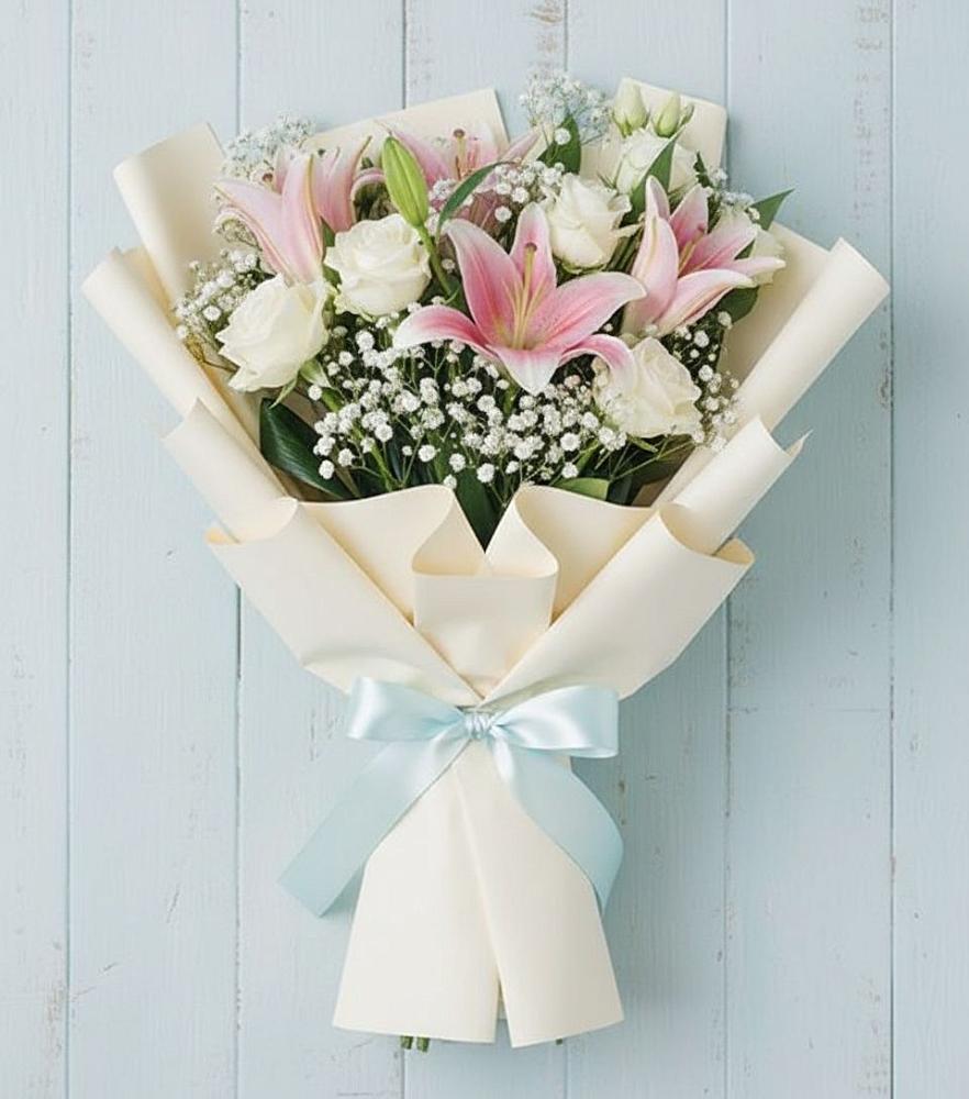 Букет цветов из: Лилии в Сергиевском Ставропольского края