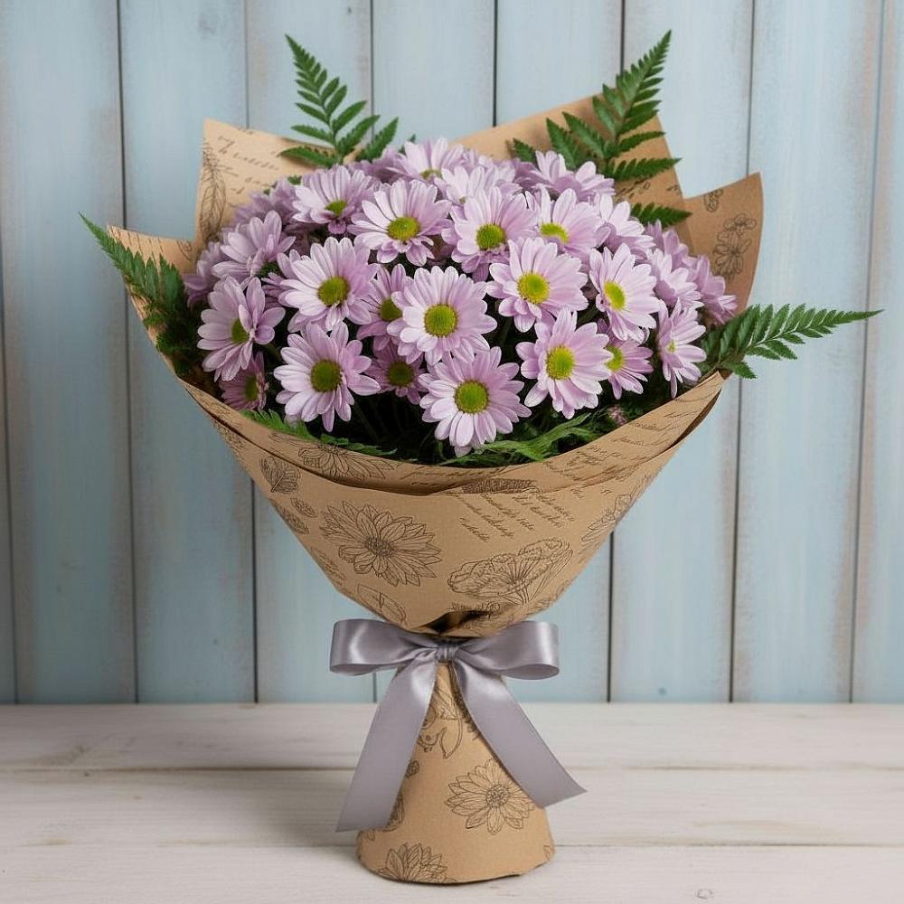 Букет цветов из: Хризантемы в Сергиевском Ставропольского края