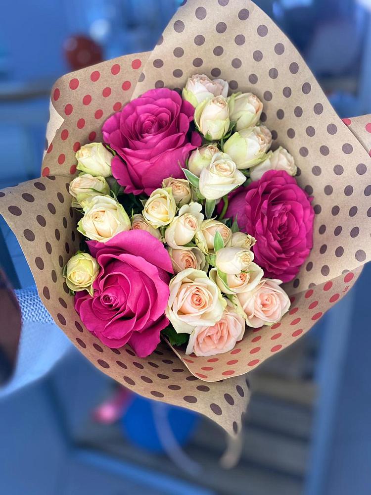 Букет цветов из: Розы в Сергиевском Ставропольского края