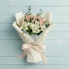 Букет цветов из:  Альстромерии в Сергиевском Ставропольского края