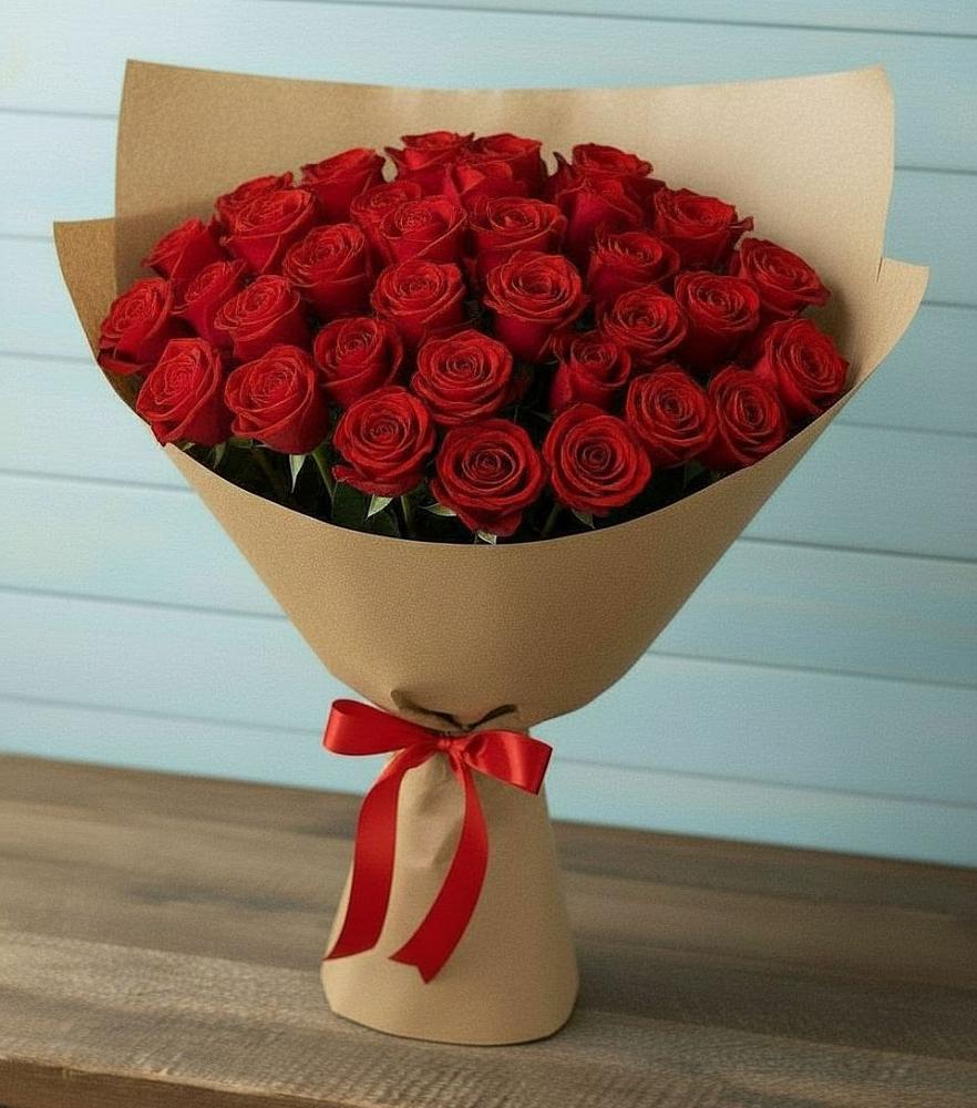 Букет Красные розы Милано в Сергиевском Ставропольского края