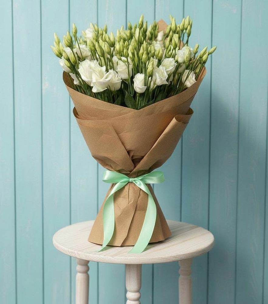 Букет цветов из: Лизиантусы в Сергиевском Ставропольского края