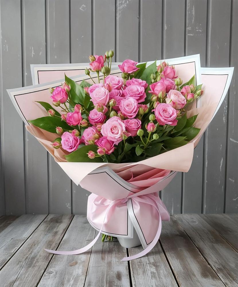 Букет Розовый кустик в Сергиевском Ставропольского края