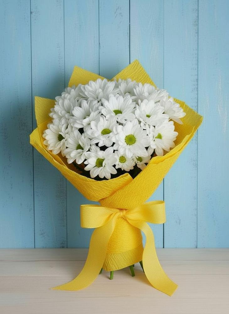 Букет цветов из: Хризантемы в Сергиевском Ставропольского края