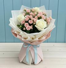 Букет цветов из:  Розы в Сергиевском Ставропольского края