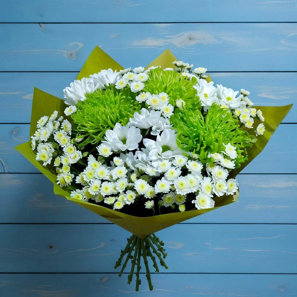 Букет цветов из: Хризантемы в Сергиевском Ставропольского края
