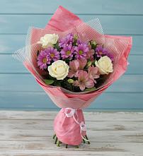 Букет цветов из:  Герберы в Сергиевском Ставропольского края