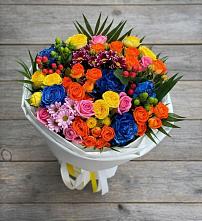 Букет цветов из:  Розы и Хризантемы #REPLACE_PRED# Сергиевском Ставропольского края