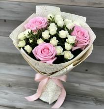 Букет цветов из:  Розы в Сергиевском Ставропольского края