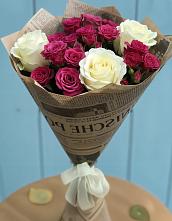 Букет цветов из:  Розы #REPLACE_PRED# Сергиевском Ставропольского края