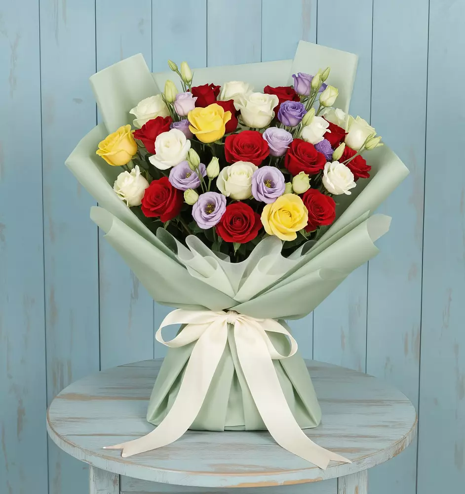 Букет цветов из: Розы в Сергиевском Ставропольского края