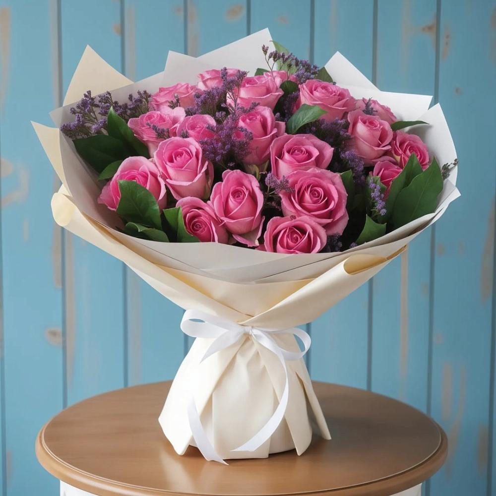 Букет цветов из: Розы в Сергиевском Ставропольского края