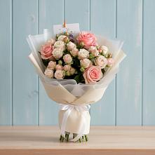 Букет цветов из:  Розы #REPLACE_PRED# Сергиевском Ставропольского края