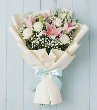 Букет цветов из:  Лилии в Сергиевском Ставропольского края