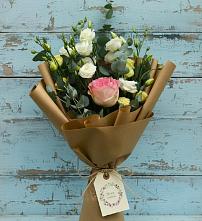 Букет цветов из:  Розы и Лизиантусы #REPLACE_PRED# Сергиевском Ставропольского края