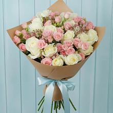 Букет цветов из:  Розы в Сергиевском Ставропольского края