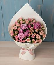 Букет цветов из:  Розы в Сергиевском Ставропольского края